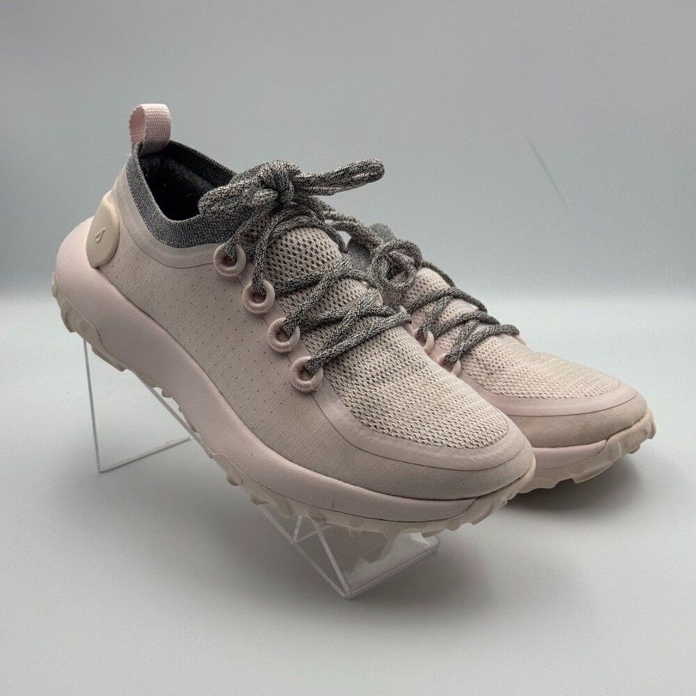 Allbirds Trail Runner SWT Pink Women's 8 Knit Trail Shoes Sustainable Wool Lined